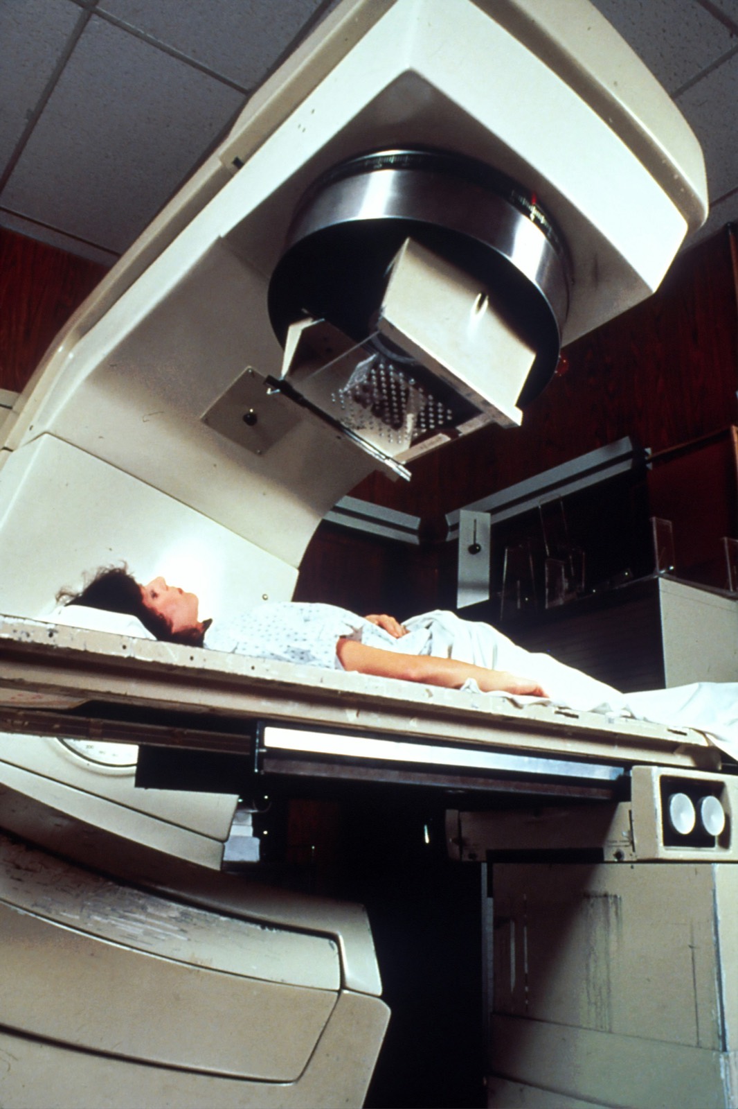 CT scanner in a hospital imaging suite
